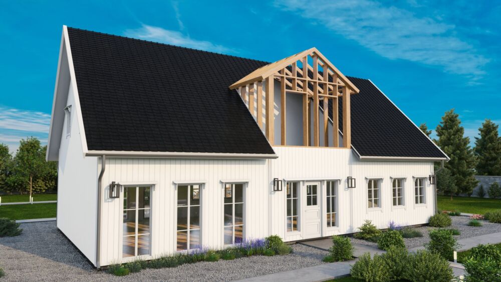 takkupa på hus Hitta bygglovshandlingar Bygglovsritningar Uppsala